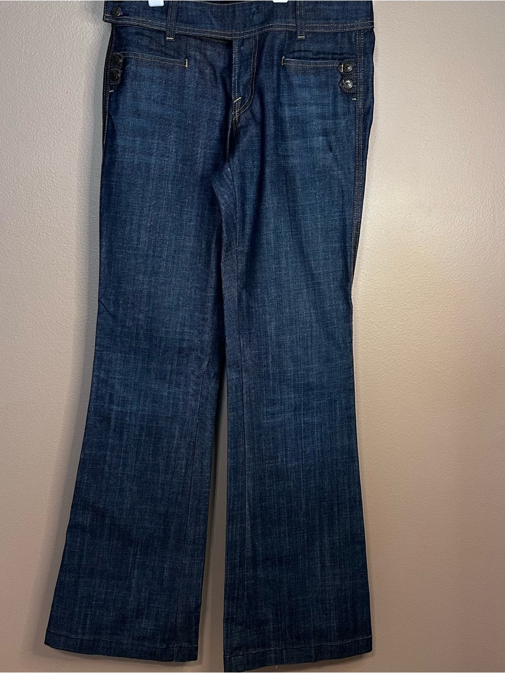 Y2K Citizens of Humanity Kelly Flare Jeans 28 Like New Unwashed Dark Indigo